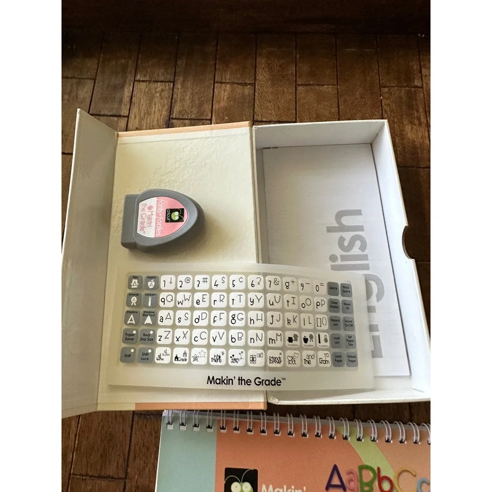 Cricut Makin' the Grade Font Cartridge Provo Craft School Alphabet 29-0285